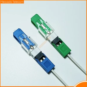 Free Shipping 50, 100PCS Lot FTTH SC APC and SC UPC Single-Mode Fiber Optic Quick Connector FTTH SM Optic Fast Connector