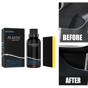 Rayhong Automotive Plastic Refurbishment Agent Car Interior Dashboard Panel Wax Dust-proof Polishing Refurbishment Agent 50ml