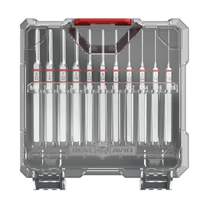 Súprava oceľových vyrážačov Accu-Punch Standard Pin Real Avid® (Farba: Strieborná)
