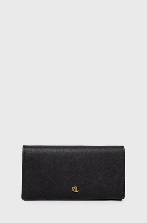 Peněženka Lauren Ralph Lauren dámská, černá barva, 432802917009