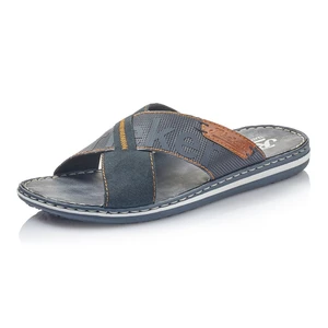 Pantofle RIEKER 21098-14 modrá EU 45