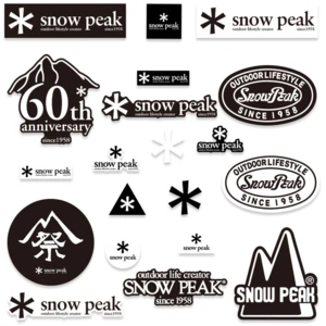 20Pcs snow peak Stickers For Notebook Stationery Vintage Sticker Scrapbooking Material Aesthetic Craft supplies