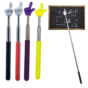 Retractable Teacher Pointer Teachers Pointer Handheld Pointer Stick Telescopic School Teaching Pointer Stick Teacher Supplies