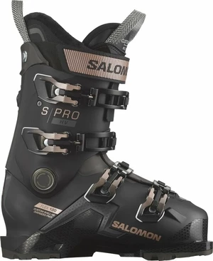 Salomon S/Pro HV 100 W GW Black/Pinkgold Met./Beluga 25/25,5 Clăpari de schi alpin
