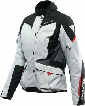 Dainese Tempest 3 D-Dry® Lady Glacier Gray/Black/Lava Red 42 Textilní bunda