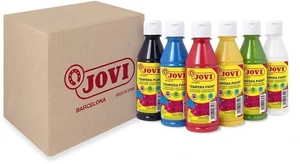 Jovi Set de culori tempera 6 x 250 ml Mix