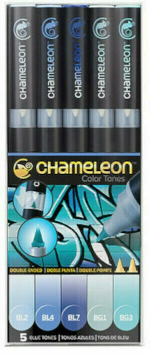 Chameleon Blue Tones Marcador de sombreado Blue Tones 5 pcs Marcador