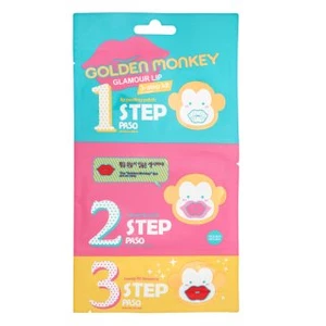 Holika Holika Golden Monkey Glamour Lip 3-Step Kit zestaw do ust