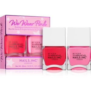 Nails Inc. We Wear Pink výhodné balení (na nehty)
