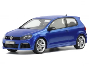 2010 Volkswagen Golf VI R Rising Blue Metallic Limited Edition to 3000 pieces Worldwide 1/18 Model Car by Otto Mobile