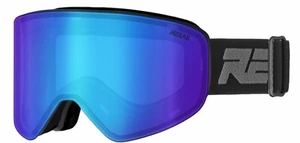 Relax X Figthter Black Matt/Ice Blue Platinum Okulary narciarskie