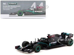 Mercedes-AMG F1 W11 EQ Performance 44 Lewis Hamilton Formula One F1 Winner "Turkish GP - World Champion" (2020) "Global64" Series 1/64 Diecast Model