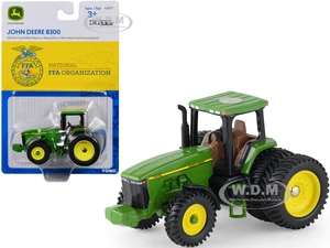 John Deere 8300 Dual Wheel Tractor Green "National FFA Organization" Series 1/64 Diecast Model by ERTL TOMY