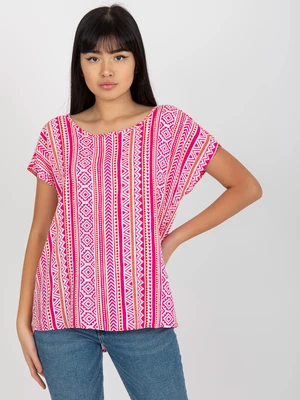 Women's Blouse with Short Sleeves Sublevel - multicolored