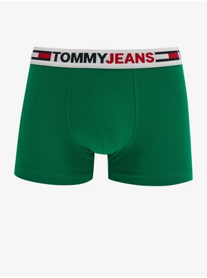 Zelené pánské boxerky Tommy Jeans - Pánské