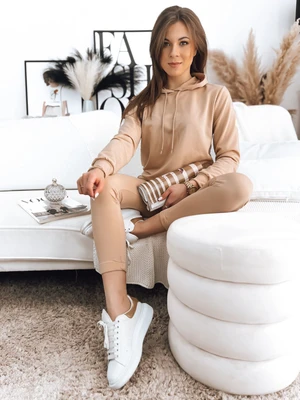 Women's tracksuit MIGEL dark beige Dstreet