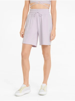 Light purple Puma Womens Shorts - Women