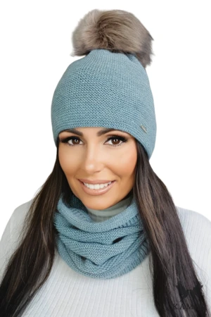 Set da donna Kamea Kamea_Set_Hat&Chimney_K.22.208.52_Olive