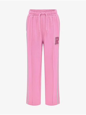 Pink girly sweatpants ONLY Selina - Girls