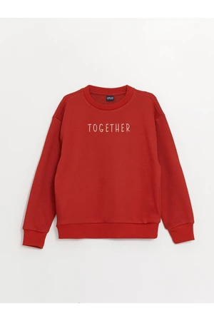LC Waikiki Crew Neck Printed Long Sleeve Boys' Sweatshirt.