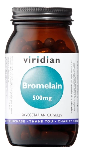 Viridian Bromelain 500 mg 90 kapslí