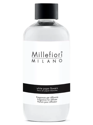 Millefiori Milano Náhradní náplň do aroma difuzéru Natural Květiny z bílého papíru 250 ml