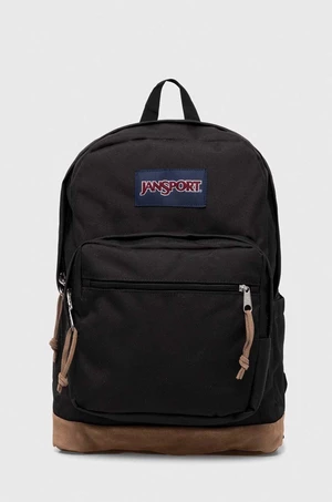 Ruksak Jansport čierna farba, veľký, vzorovaný