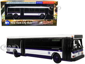 1980 Grumman 870 Advanced Design Transit Bus MTA New York City Bus "B64 Coney Island" "Vintage Bus &amp; Motorcoach Collection" 1/87 (HO) Diecast Mod