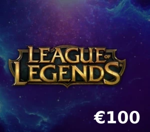 League of Legends 100 EUR Prepaid RP Card EU