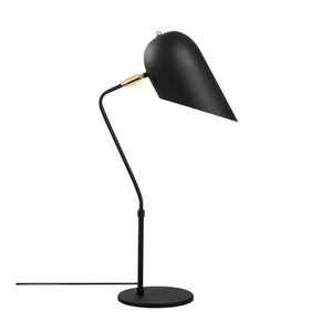 Čierna kovová stolová lampa Opviq lights Elesa