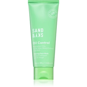 Sand & Sky Oil Control Clearing Face Mask normalizujúca hĺbkovo čistiaca maska pre mastnú a problematickú pleť 100 g
