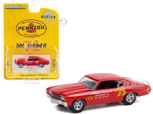 1972 Chevrolet Chevelle 71 Doc Mayner "Pennzoil" J. Gallery Drainage Winthrop (IA) "Hobby Exclusive" 1/64 Diecast Model Car by Greenlight