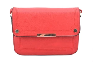 Dámská / dívčí kabelka s klopnou crossbody - červená