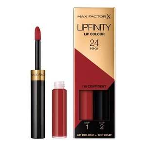 Max Factor Lipfinity 24HRS 4,2 g rúž pre ženy 115 Confident tekuté linky