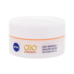 Nivea Q10 Energy Anti-Wrinkle + Healthy Glow SPF15 50 ml denný pleťový krém pre ženy na veľmi suchú pleť; proti vráskam