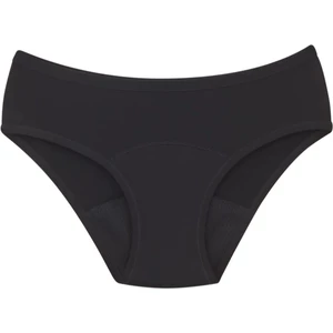Snuggs Period Underwear Classic: Medium Flow Black látkové menštruačné nohavičky na strednú menštruáciu veľkosť L 1 ks
