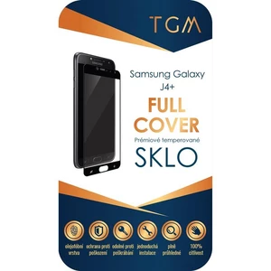 Tvrdené sklo TGM Full Cover na Samsung Galaxy J4+ (TGMSMJ4PBK) čierne Temperované sklo TGM je jedna z nejlepší ochrany displeje, která se nachází na t