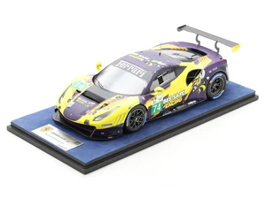 Ferrari 488 GTE Evo 74 Felipe Fraga - Sam Bird - Shane van Gisbergen "Riley Motorsports" GTE Pro "24 Hours of Le Mans" (2022) 1/18 Model Car by LookS