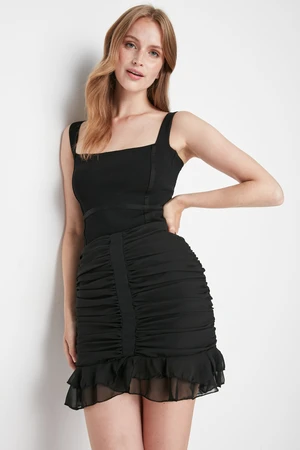 Trendyol Black Woven Skirt