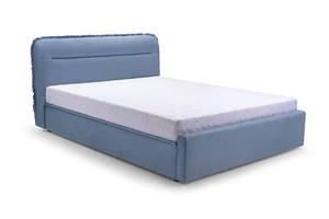 Manželská postel Israel 180x200cm, modrá + matrace!