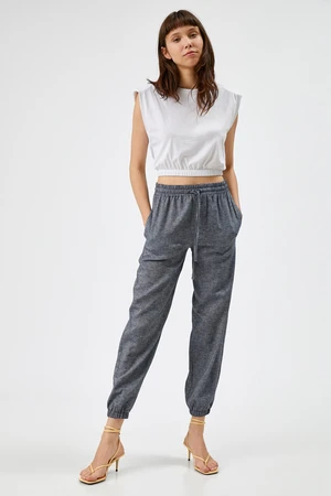 Koton Pants - Navy blue - Carrot pants