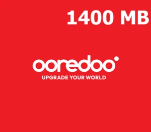 Ooredoo 1400 MB Data Mobile Top-up MM