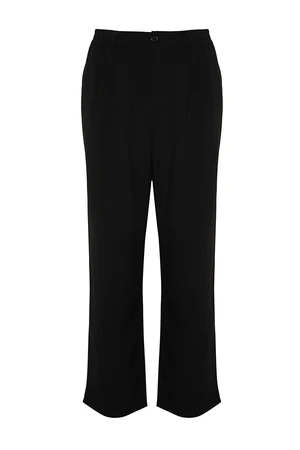 Trendyol Black Wide Leg Fabric Pants