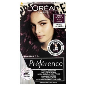 L'Oréal Paris Préférence Vivid Colors permanentná farba vlasov 4.261 Venice 150 ml