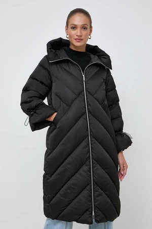 Páperová bunda Marella dámska, čierna farba, zimná