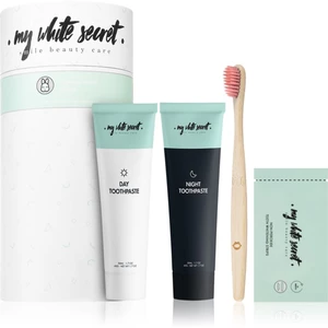 My White Secret Smile Beauty Care Gift Pack sada zubní péče (pro zářivý úsměv)