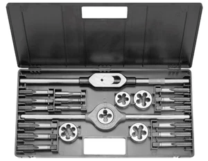 Závitníky a závitová očka M12 - M20, sada 22 dílů - Bučovice Tools