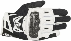 Alpinestars SMX-2 Air Carbon V2 Gloves Black/White M Motoros kesztyűk