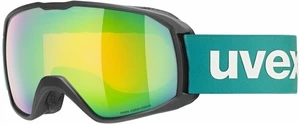 UVEX Xcitd Black Mat Mirror Green/CV Orange Gafas de esquí