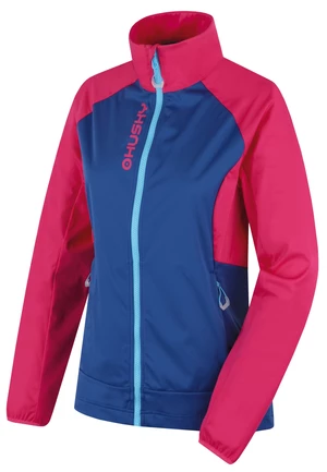 Husky Suli L S, pink/blue Dámská softshell bunda